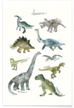 Dinosaurs-Amy-Hamilton-Affiche